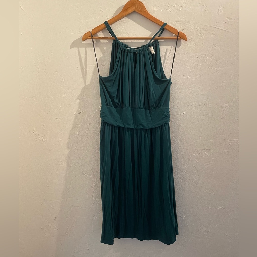 KAILEGIH brand teal jersey dress